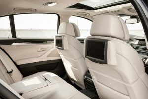 Car seating interior.